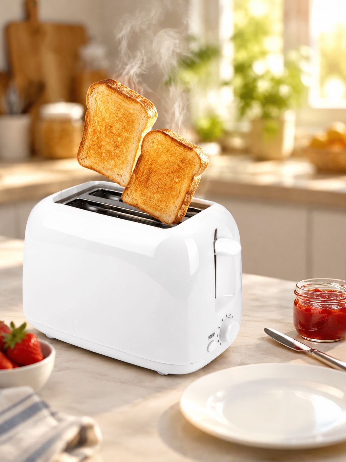 Toaster, 2-Scheiben-Toaster für Zuhause