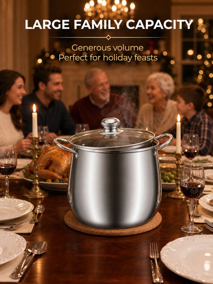 Stainless Steel High Stockpot