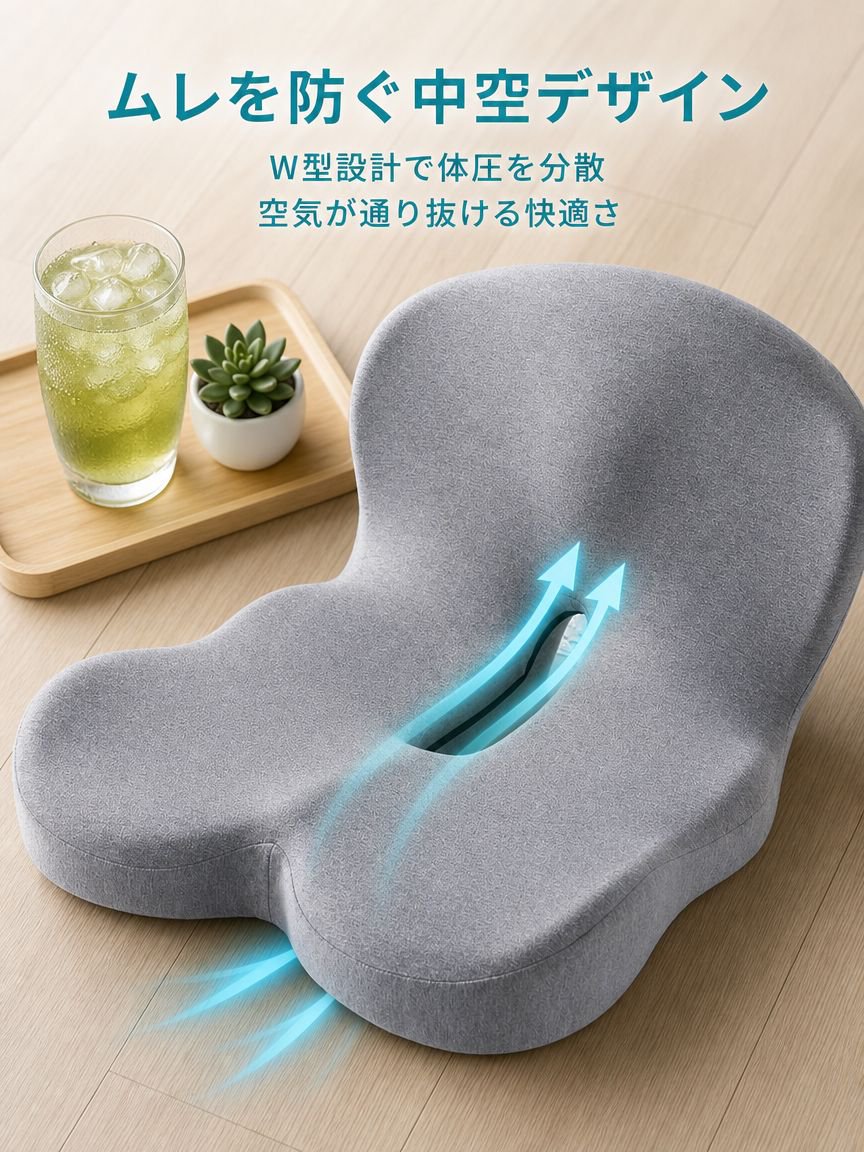 一体型チェアクッション