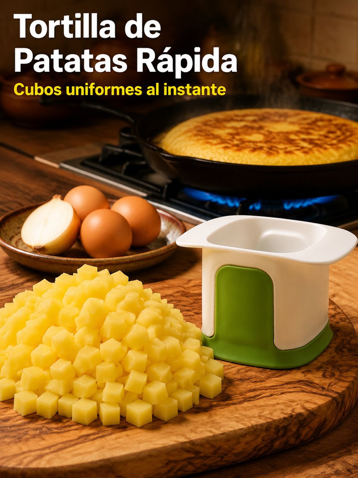 Cortador multifuncional de alimentos para preparar ingredientes en la cocina