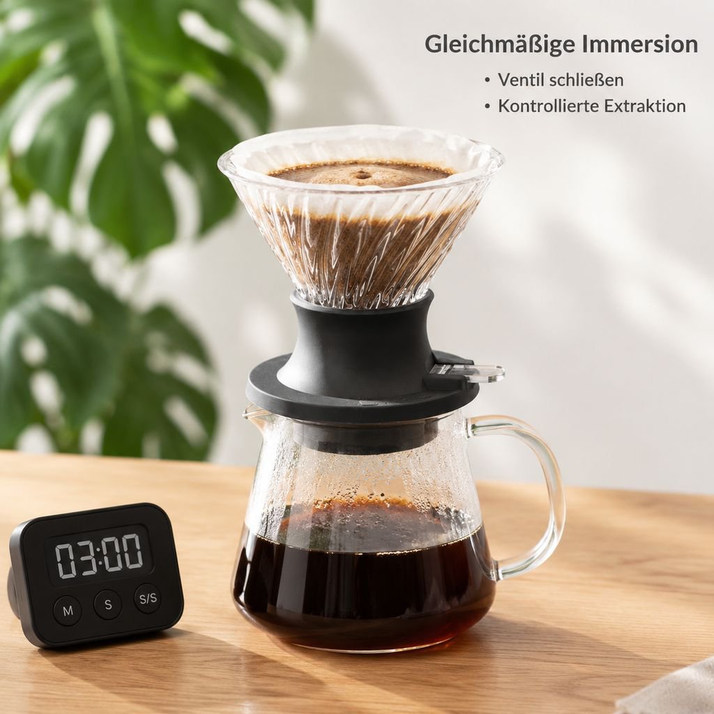 Extraktionskaffeekanne