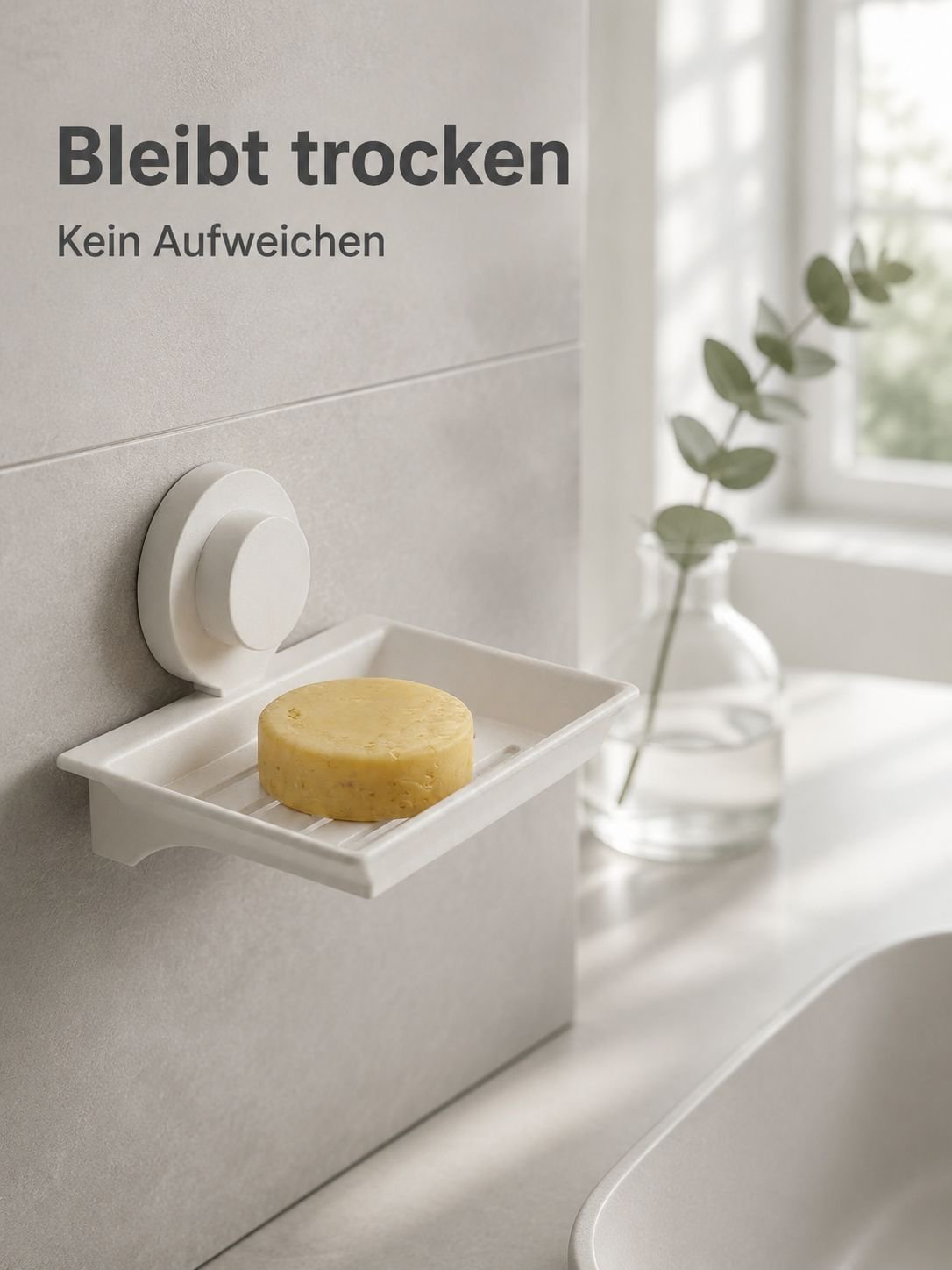 Wand-Seifenablage für Badezimmer und Dusche