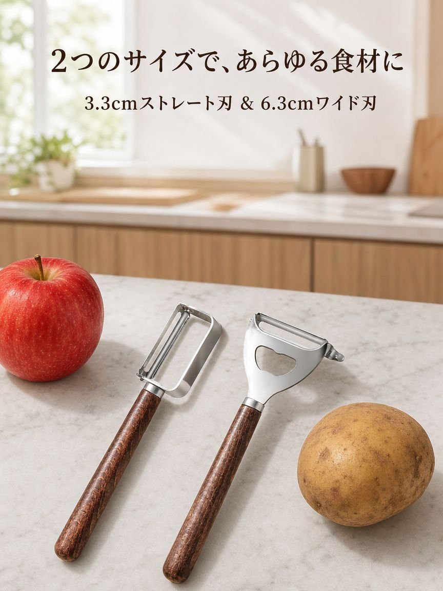 高級ウォールナット材ピーラー