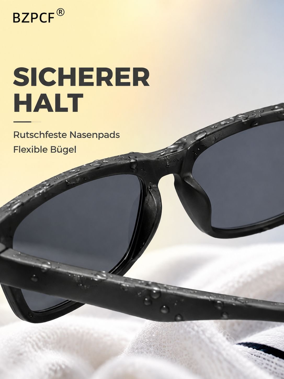 Modische Quadratische Outdoor-Sport-Sonnenbrille