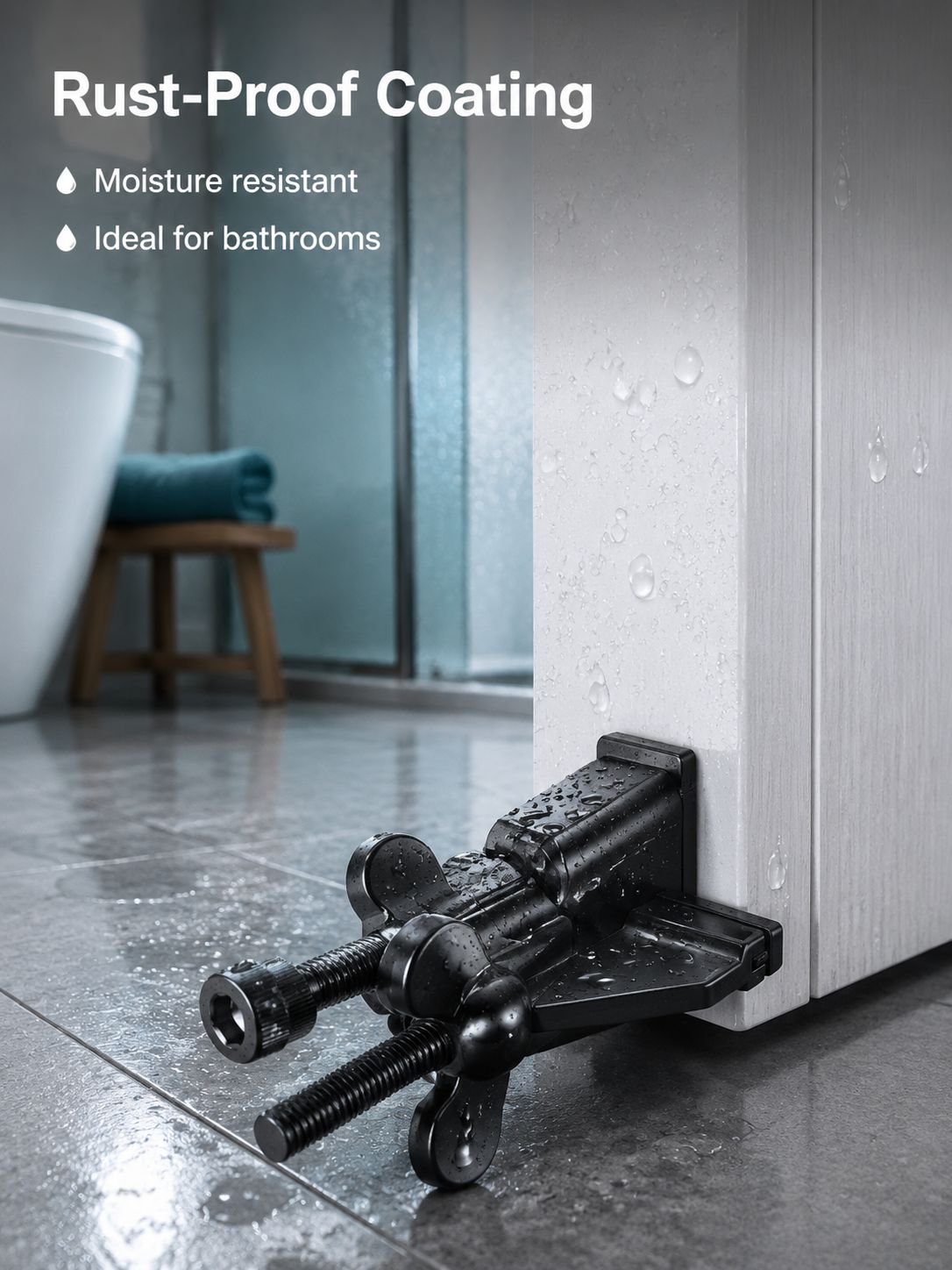No-Drill Door Stopper