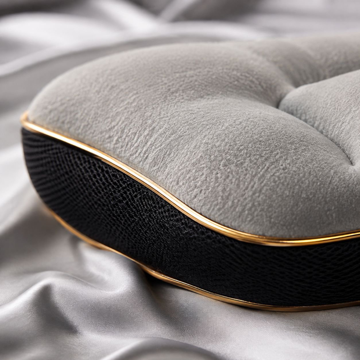 Close-up of breathable pillow core material