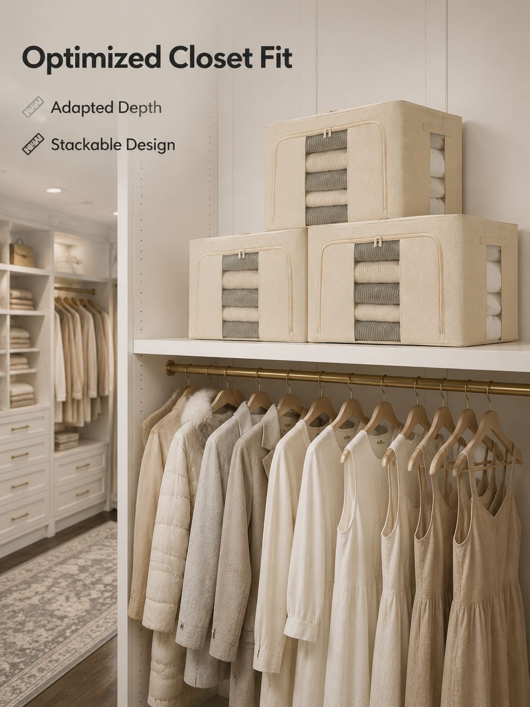 New Cotton Linen Storage Box