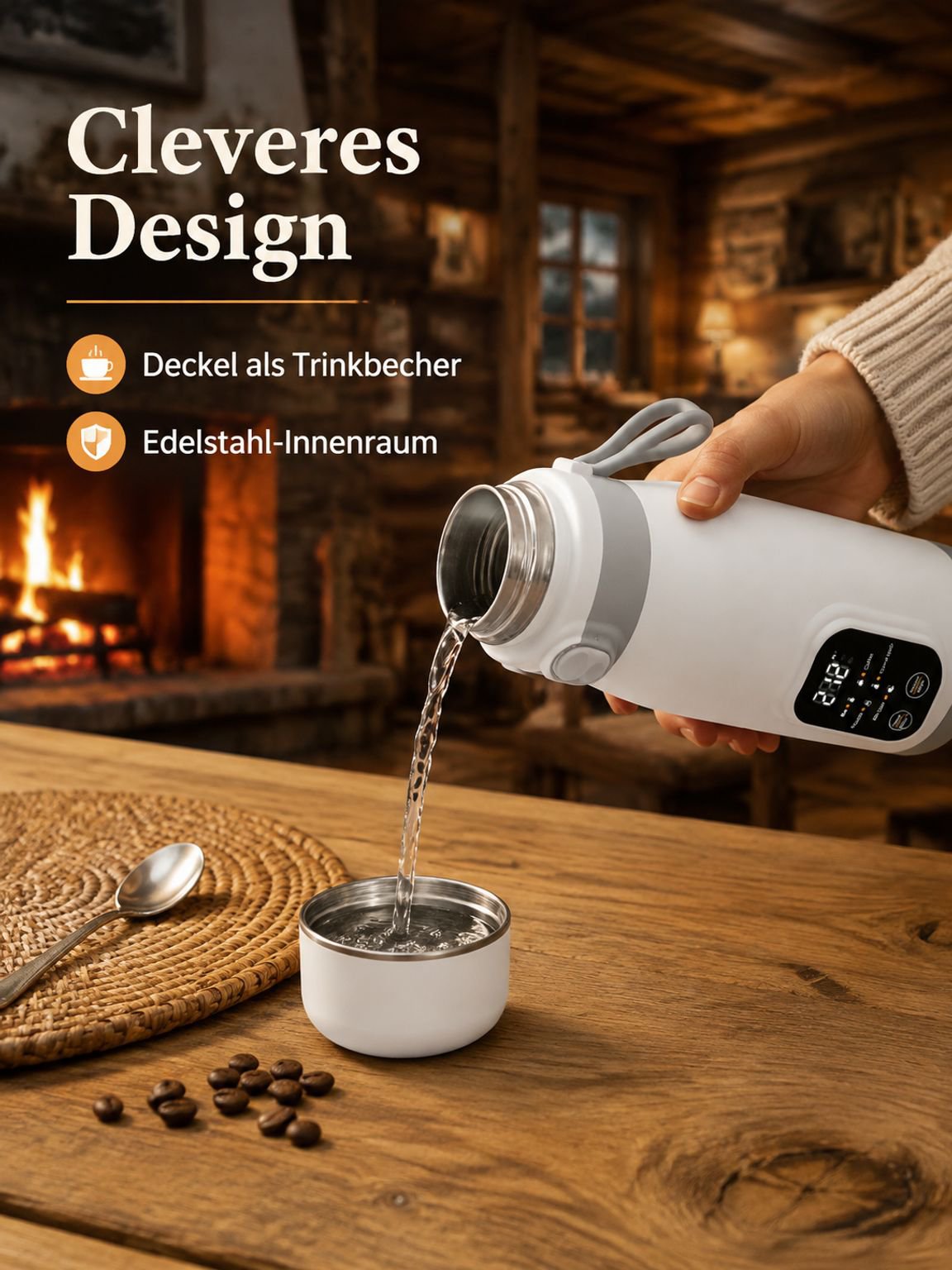 Neuer, intelligenter, tragbarer Wasserkocher mit konstanter Temperatur