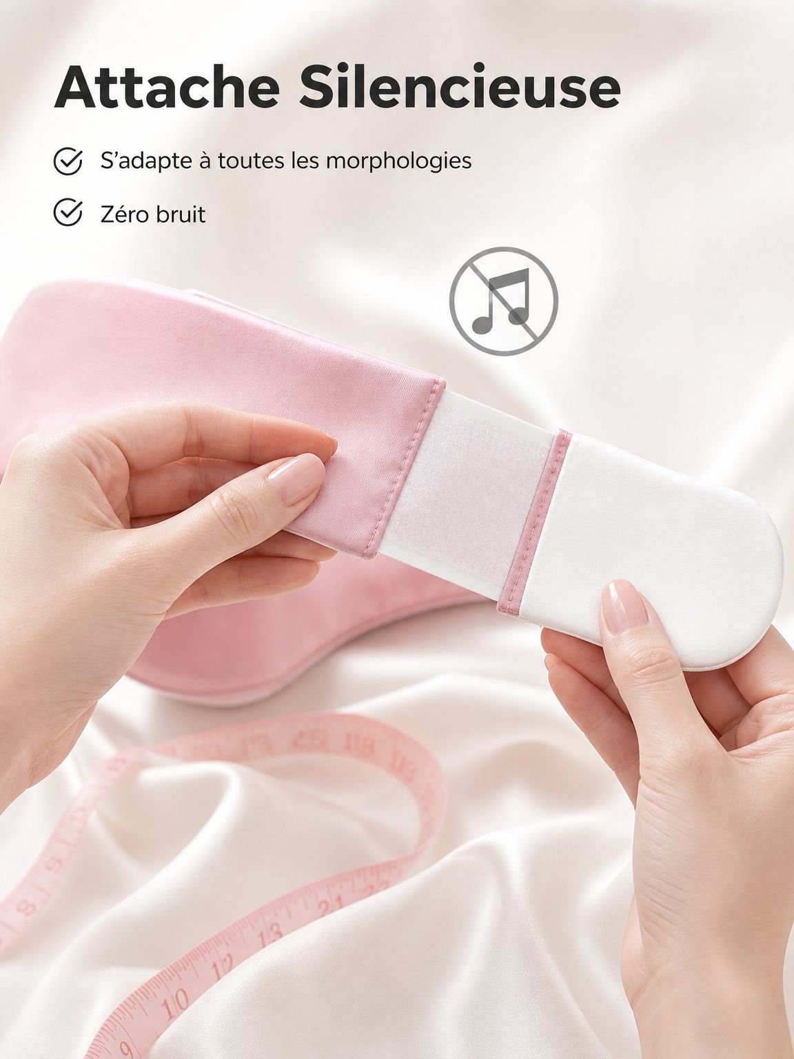 Masque pour les yeux technologique à double occultation, confort et sommeil réparateur