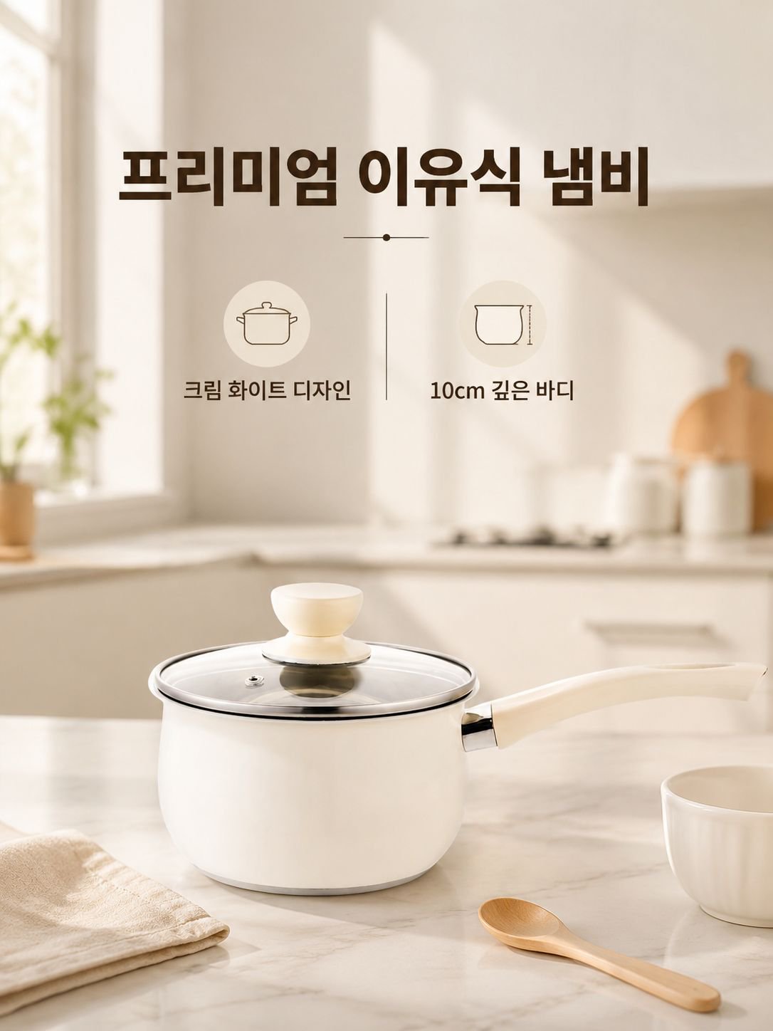 아기 이유식 전용 작은 냄비