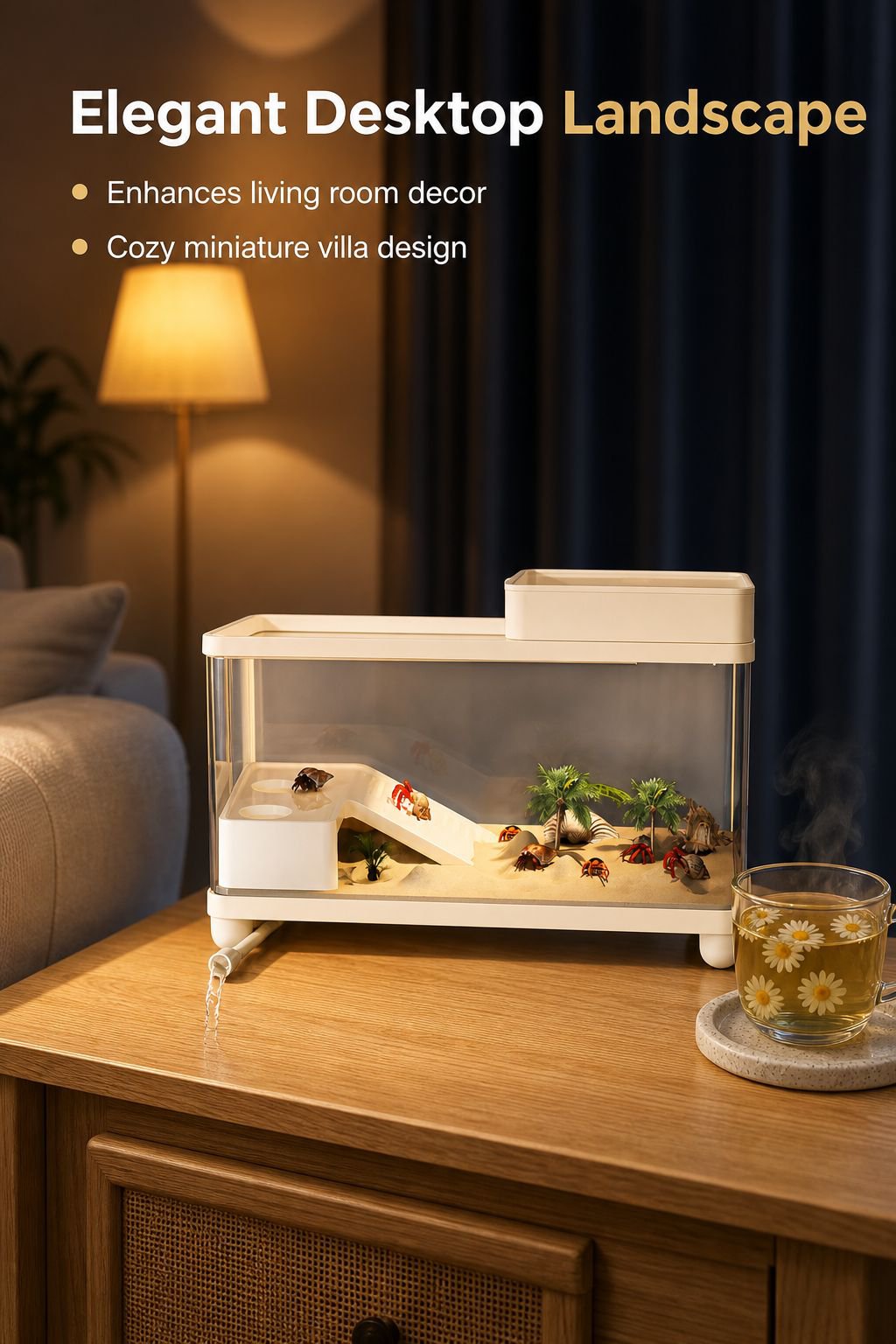 Luxury pet enclosure with easy access doors