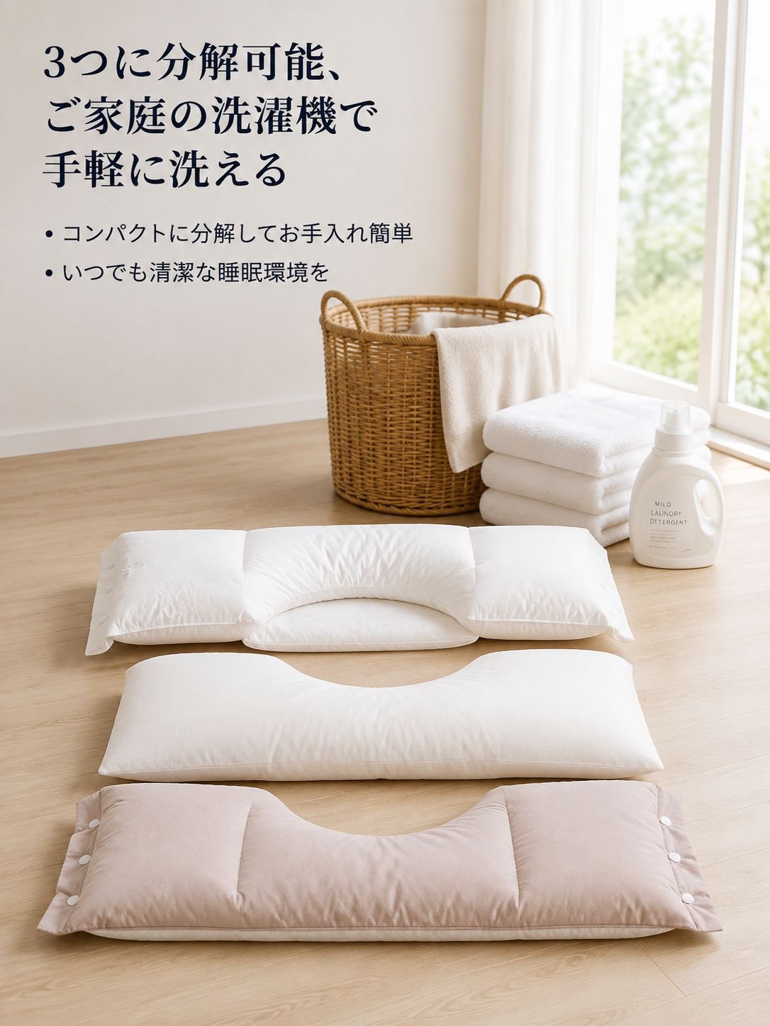 ３in１頚椎サポート枕