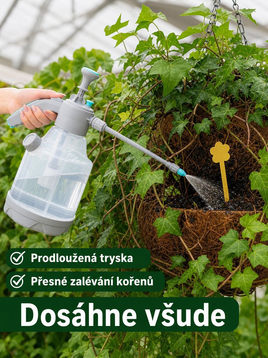Velkokapacitní elektrický vysokotlaký postřikovač na zalévání květin