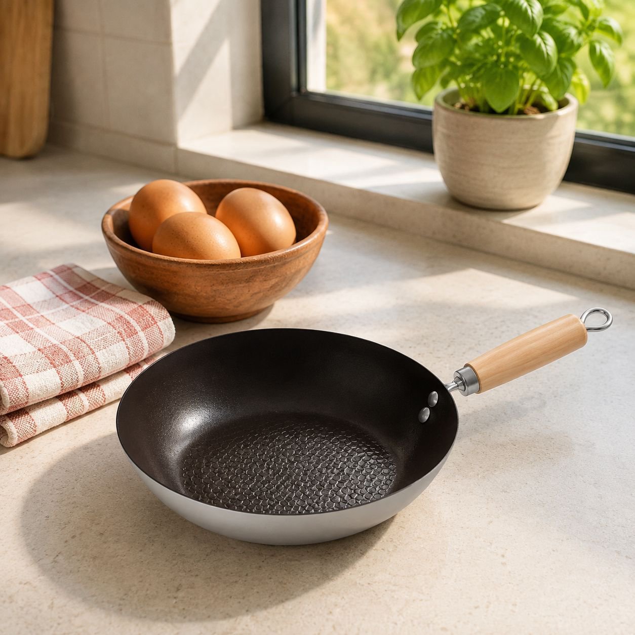 Mini sartén perfecta para cocinas pequeñas