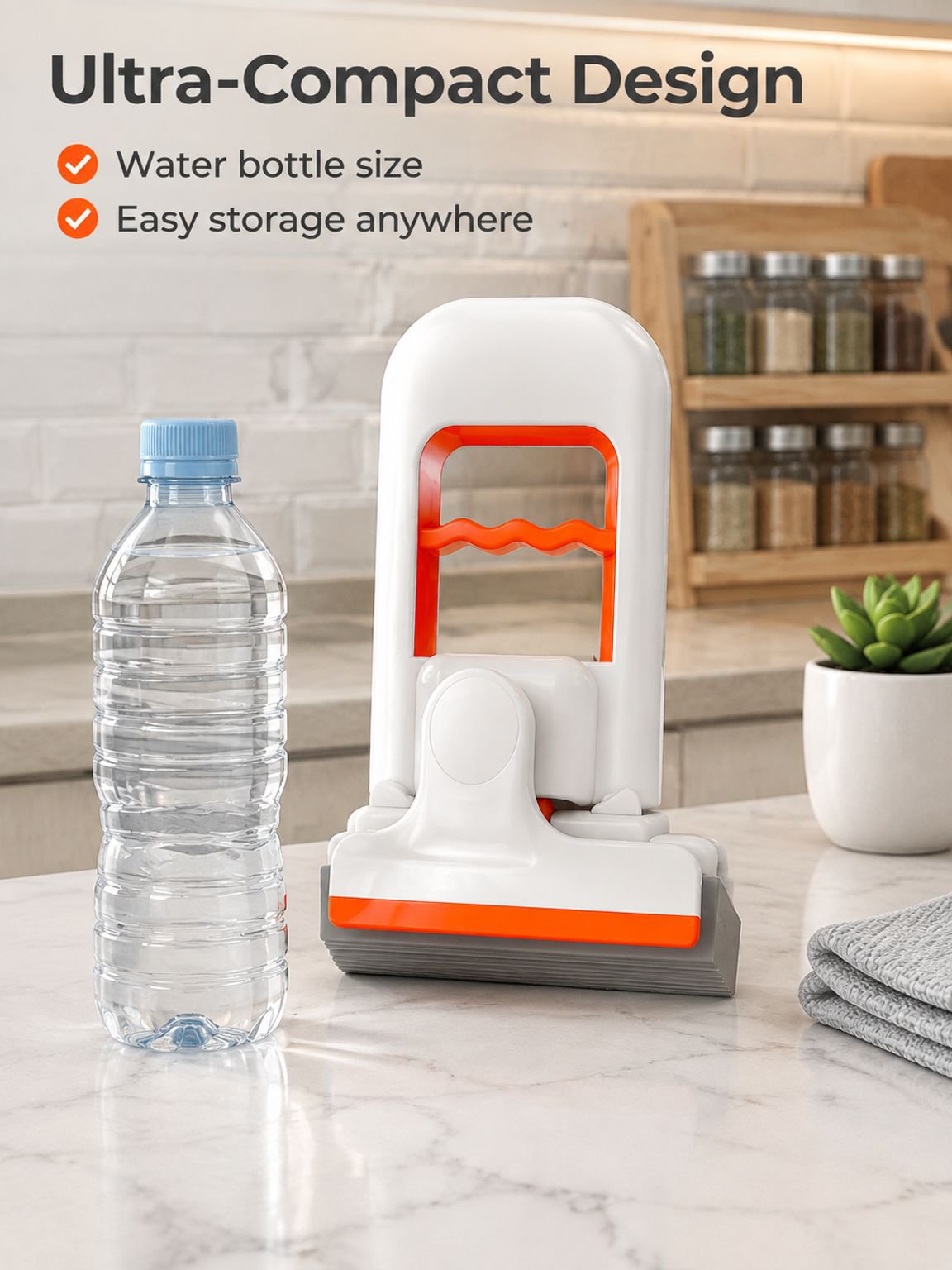 Multi-functional Compact Rubber Sponge Mop
