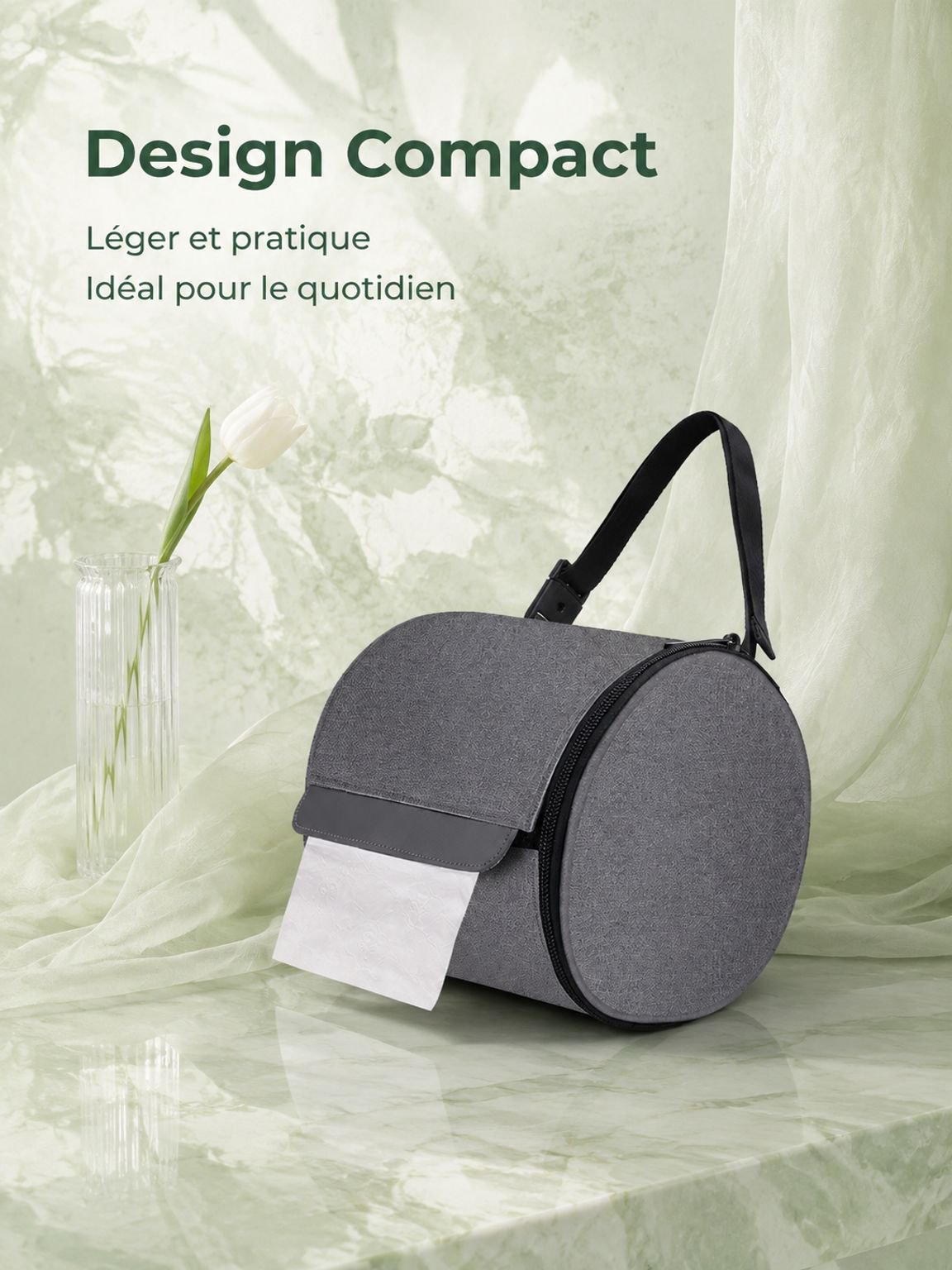Sac à papier toilette portable et imperméable, idéal pour voiture et camping