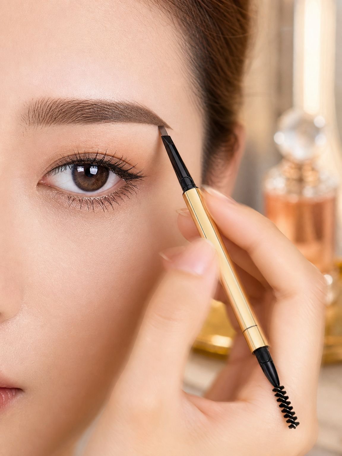 Smudge-proof eyebrow pencil for all-day wear