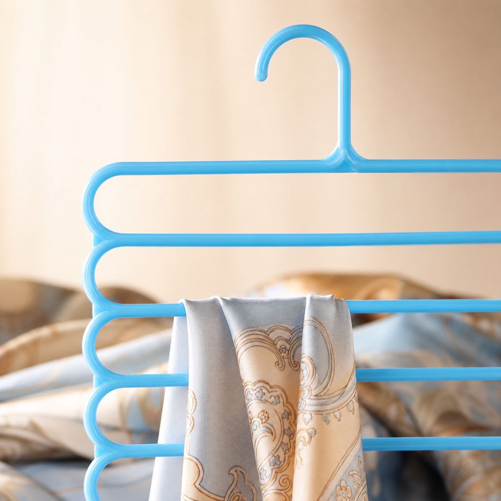 Étagère de séchage et de rangement pliable à cinq niveaux