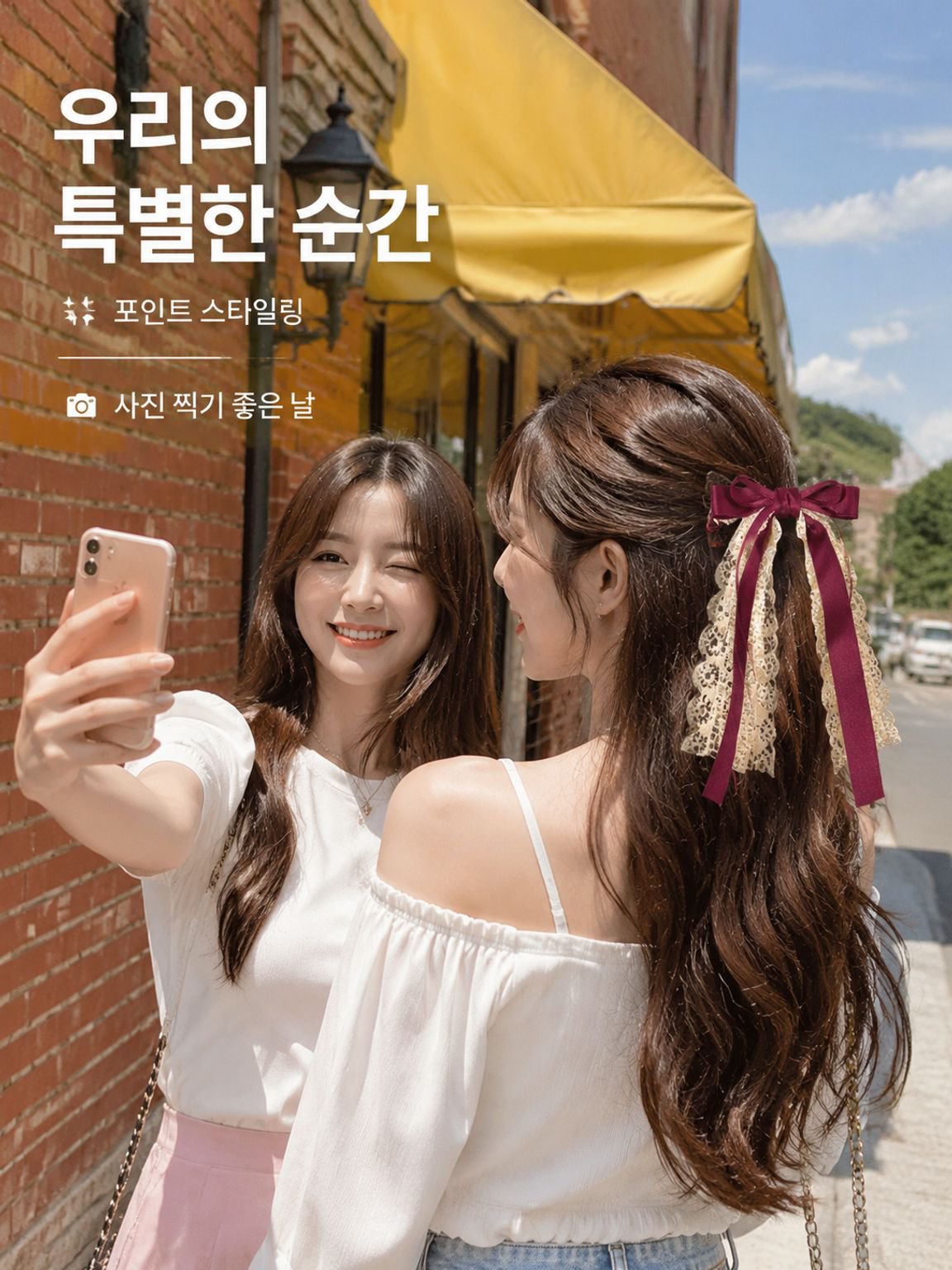 리본 헤어클립