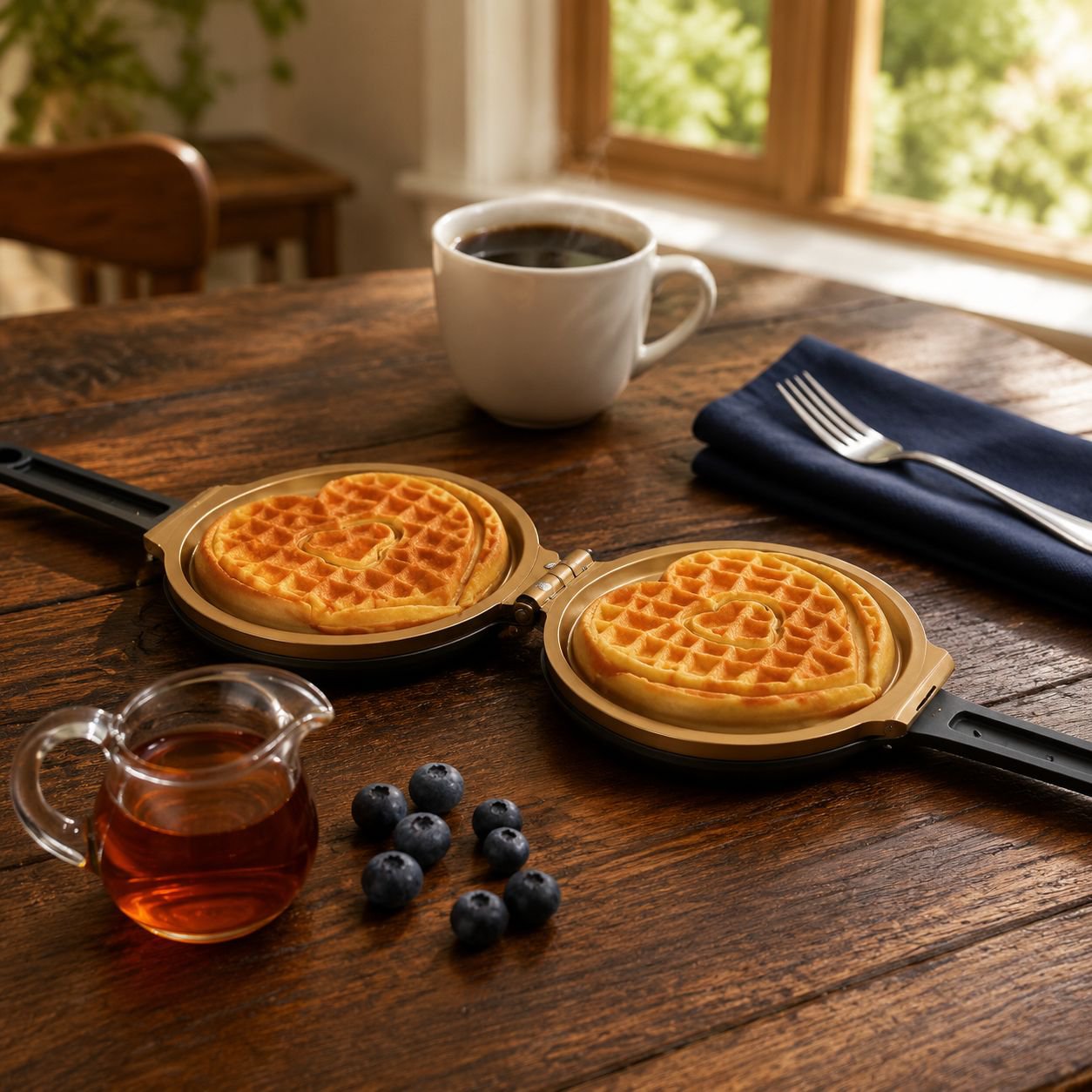Double-sided cake pan, Mexican folding skillet, low-smoke egg and steak frying pan, breakfast pan