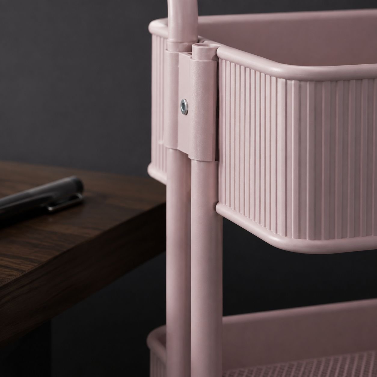 Organizador decorativo para juguetes y libros en forma de contenedor