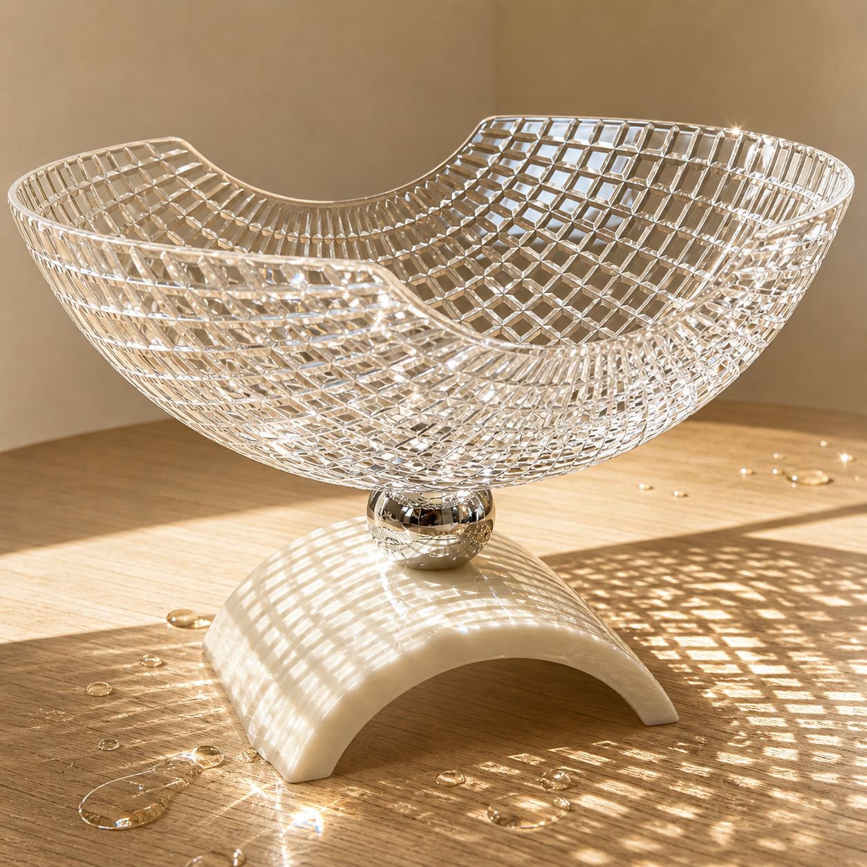 Stylish Living Room Fruit Plate, Dried Fruit and Candy Display Platter