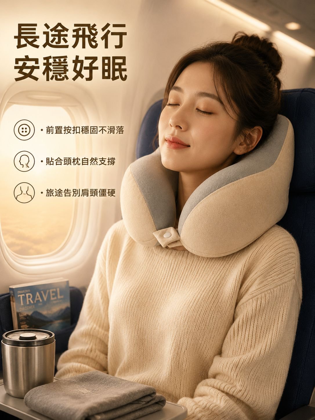 柔軟保暖旅行必備枕芯