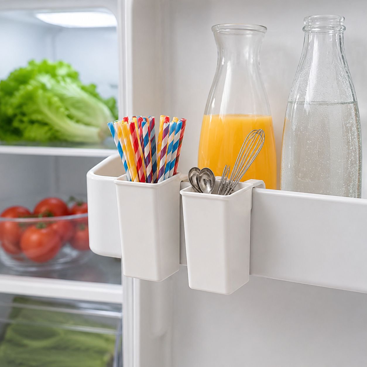 Kitchen Hanging Utensil Organizer for Fridge Door