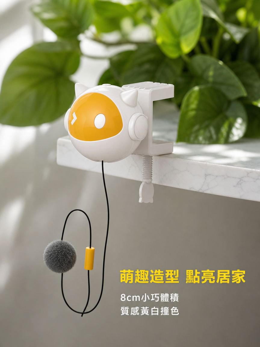智能升降互動貓球玩具