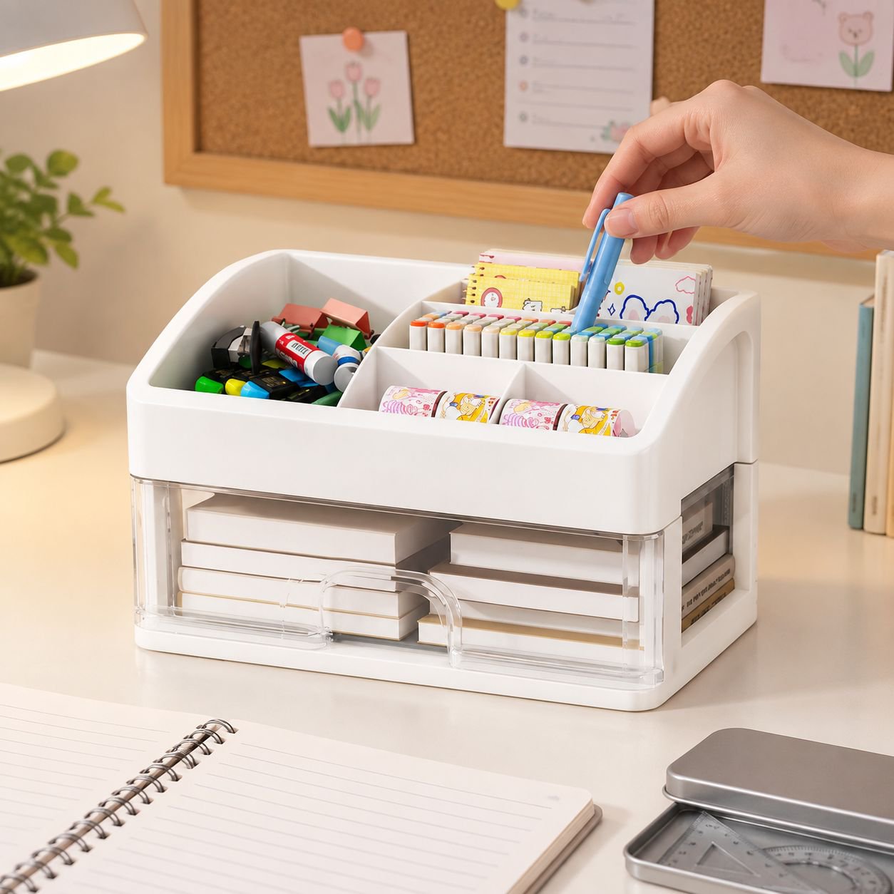 Multi-layer Desktop Drawer Organizer