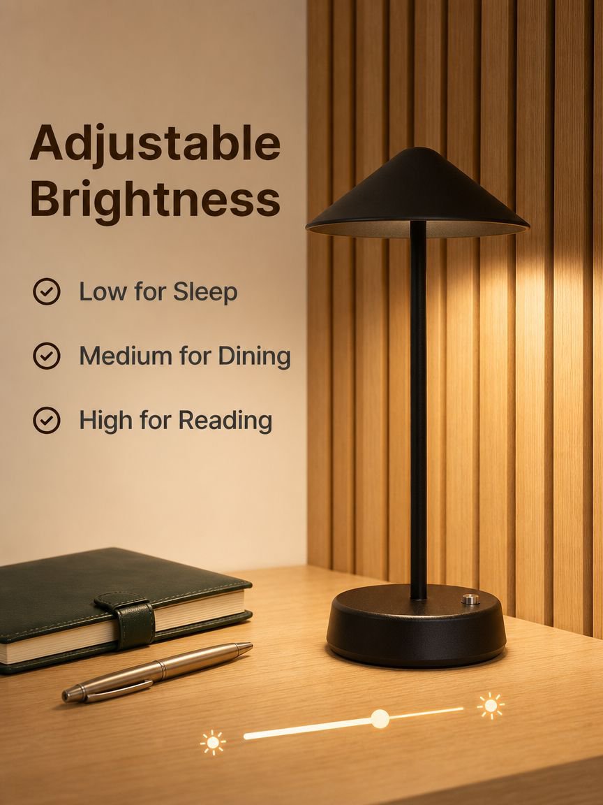Metal Touch Decorative Table Lamp