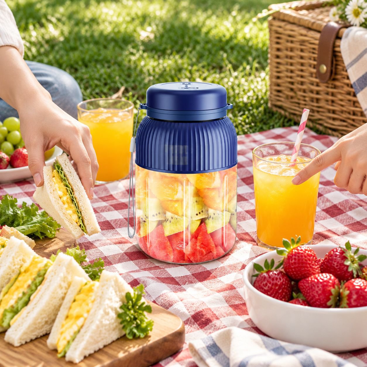 Rechargeable mini blender with USB charging