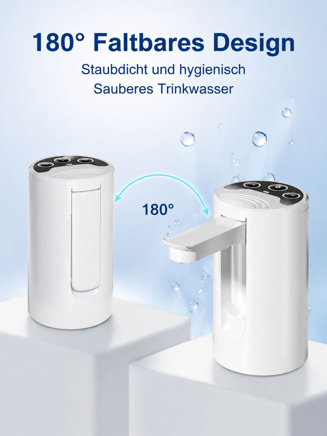 Faltbarer elektrischer Trinkwasserpumpe