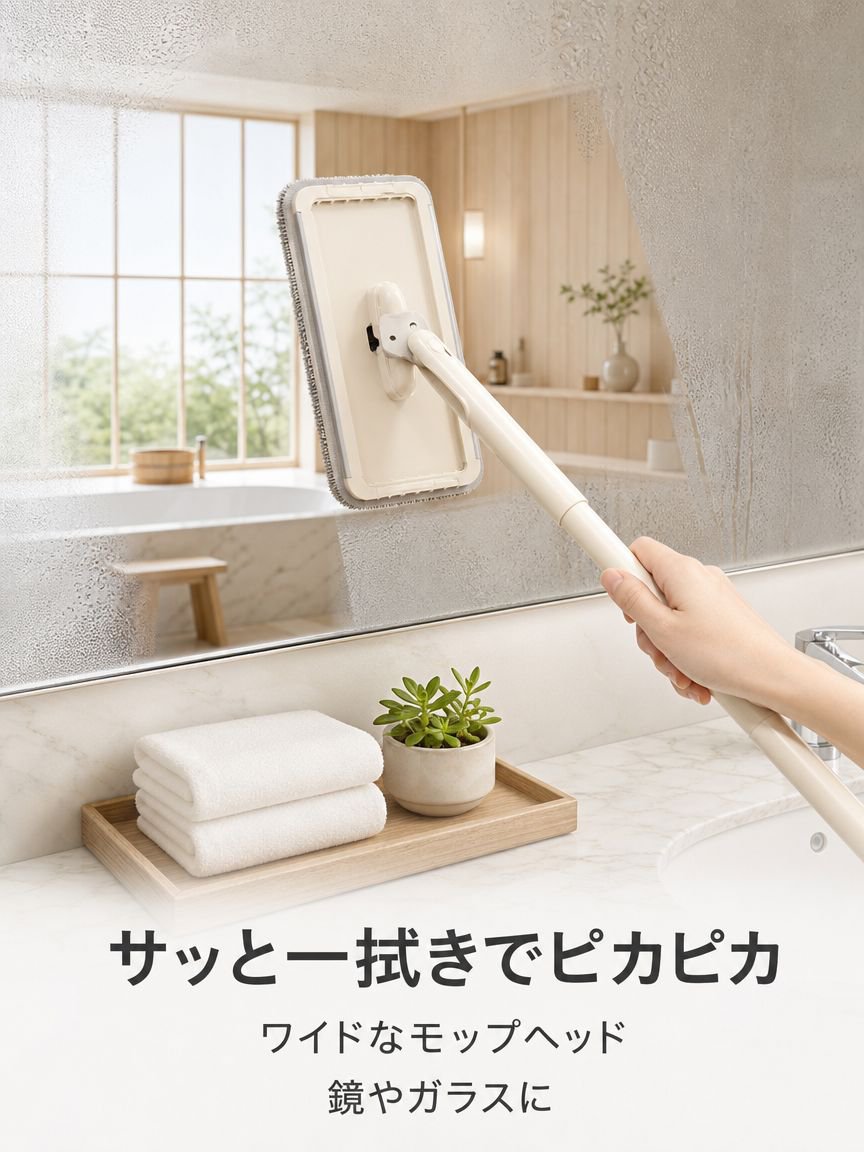 多機能自動布巾クリップミニモップ