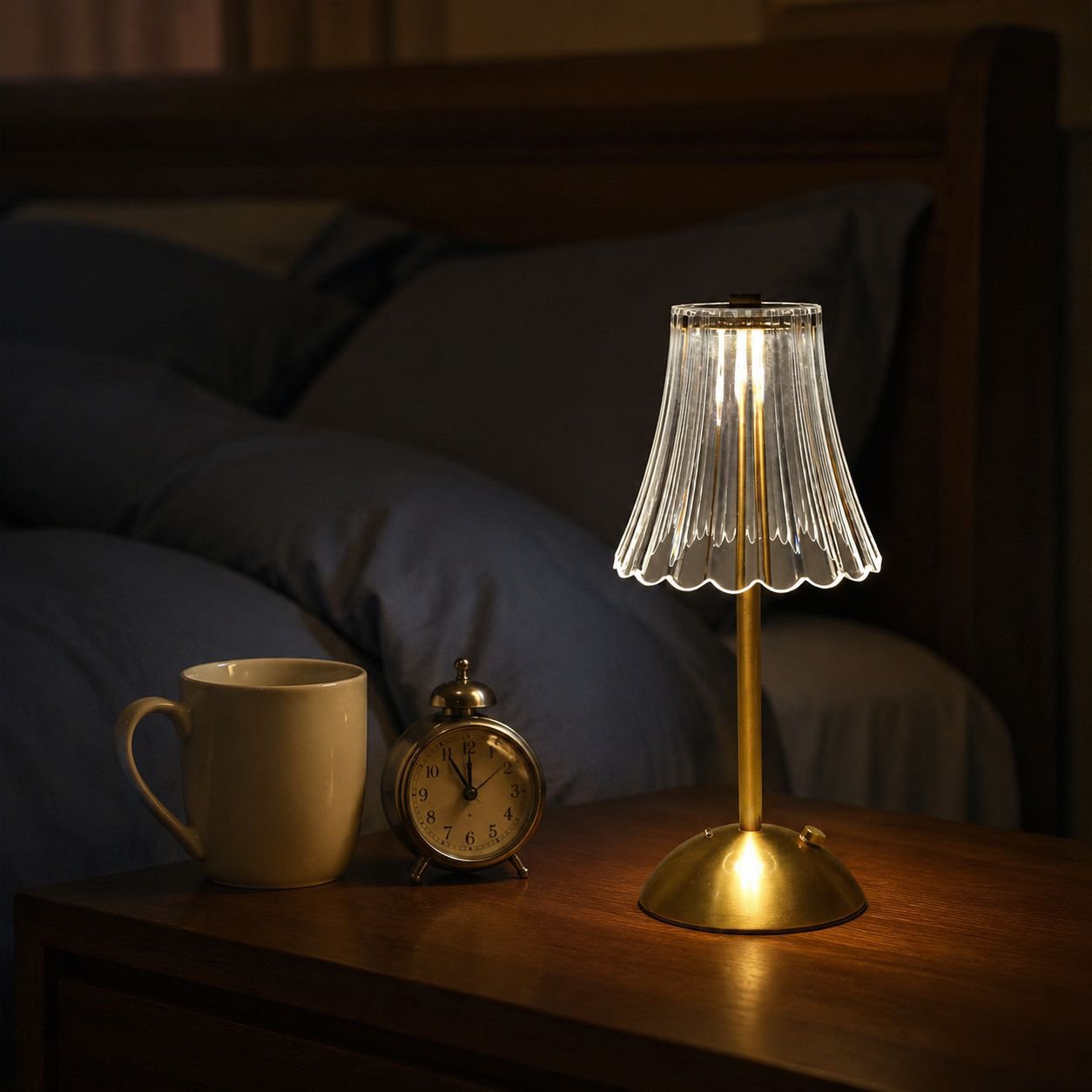 Adjustable color crystal lamp for home decor