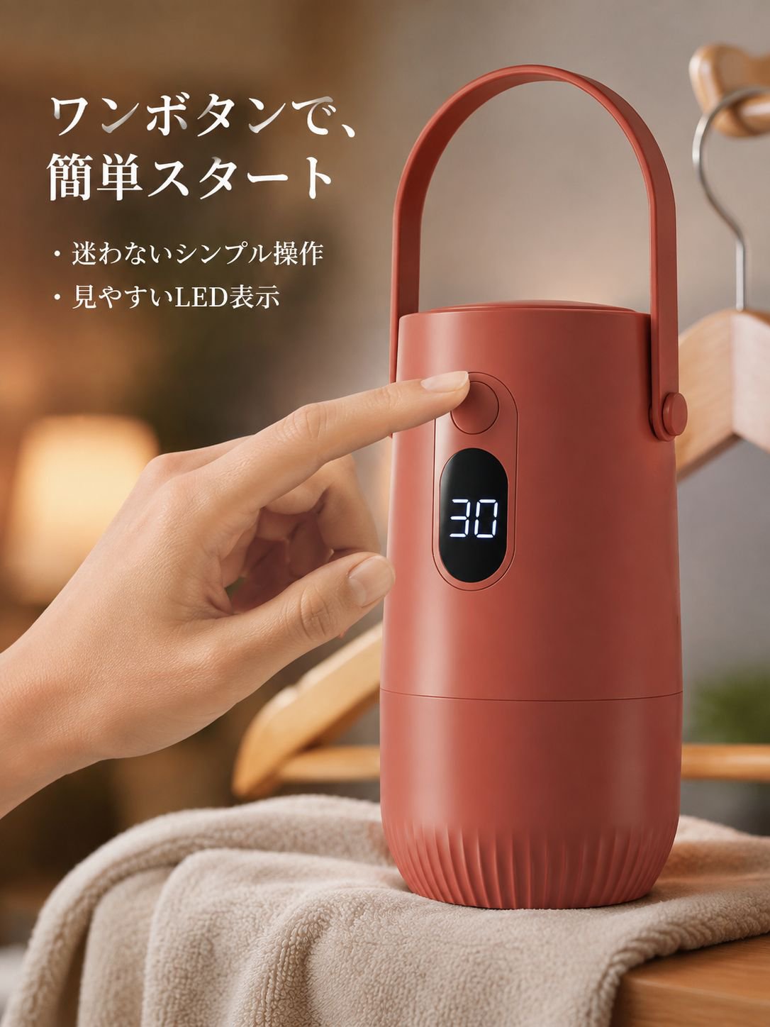 ポータブル衣類消毒乾燥機