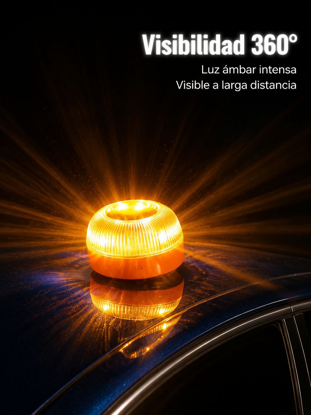 Luz de seguridad de inducción magnética V16