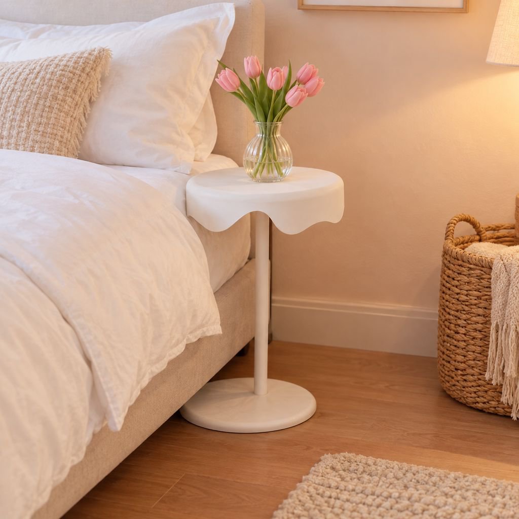 Simple Movable Side Table Bedside Small Tea Table Tatami Coffee Table