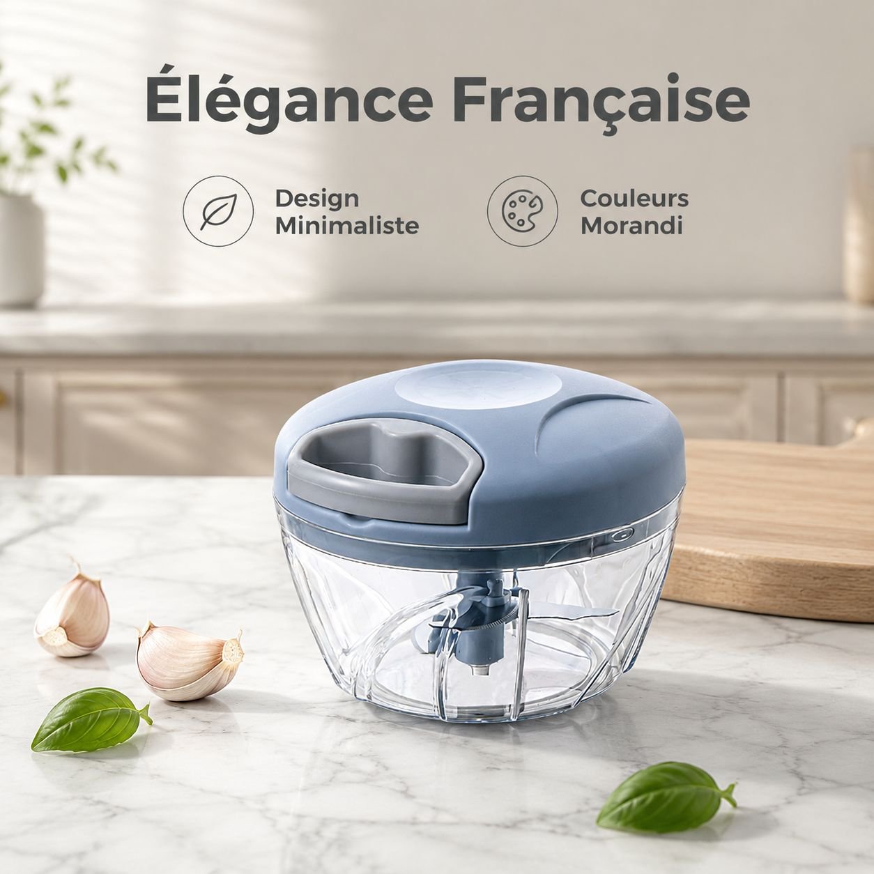 Hachoir à ail multifonction pour cuisine
