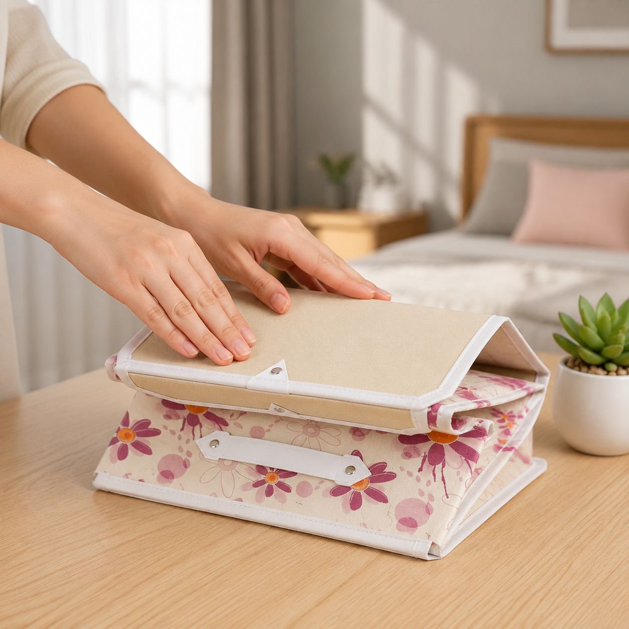 High-quality thickened fabric storage box