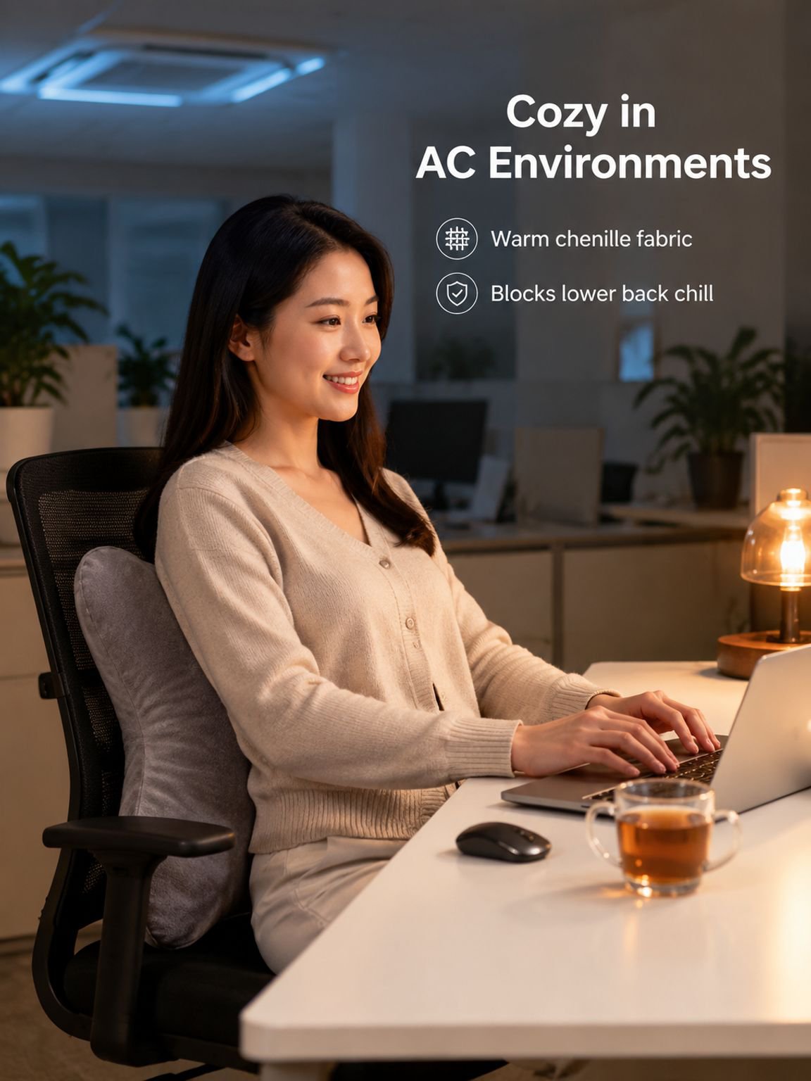Ergonomic Seat Back Cushion