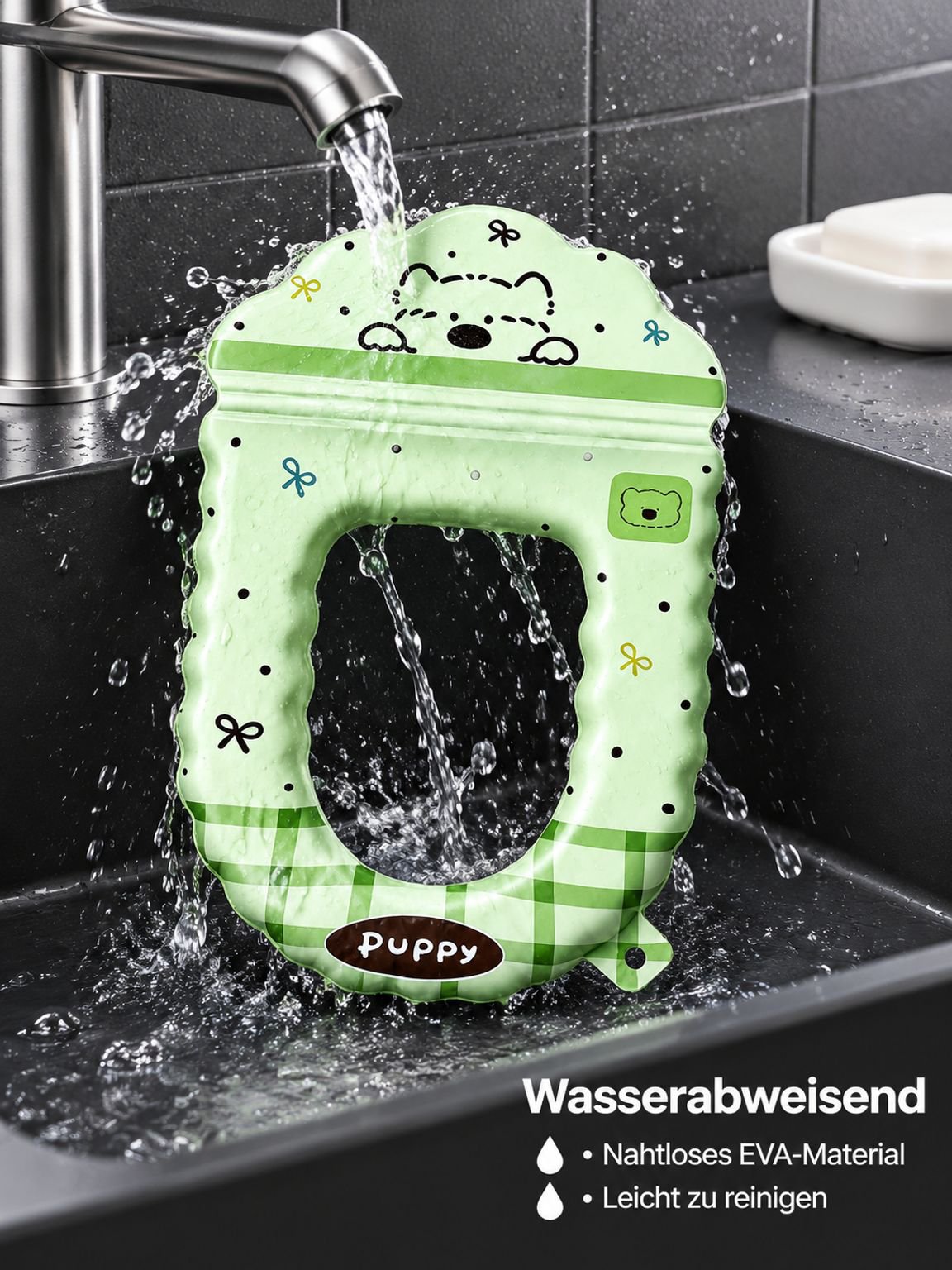 Bequeme Rückenlehne Toilettensitzauflage