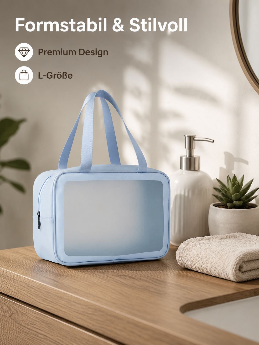 Große wasserdichte tragbare Kulturtasche