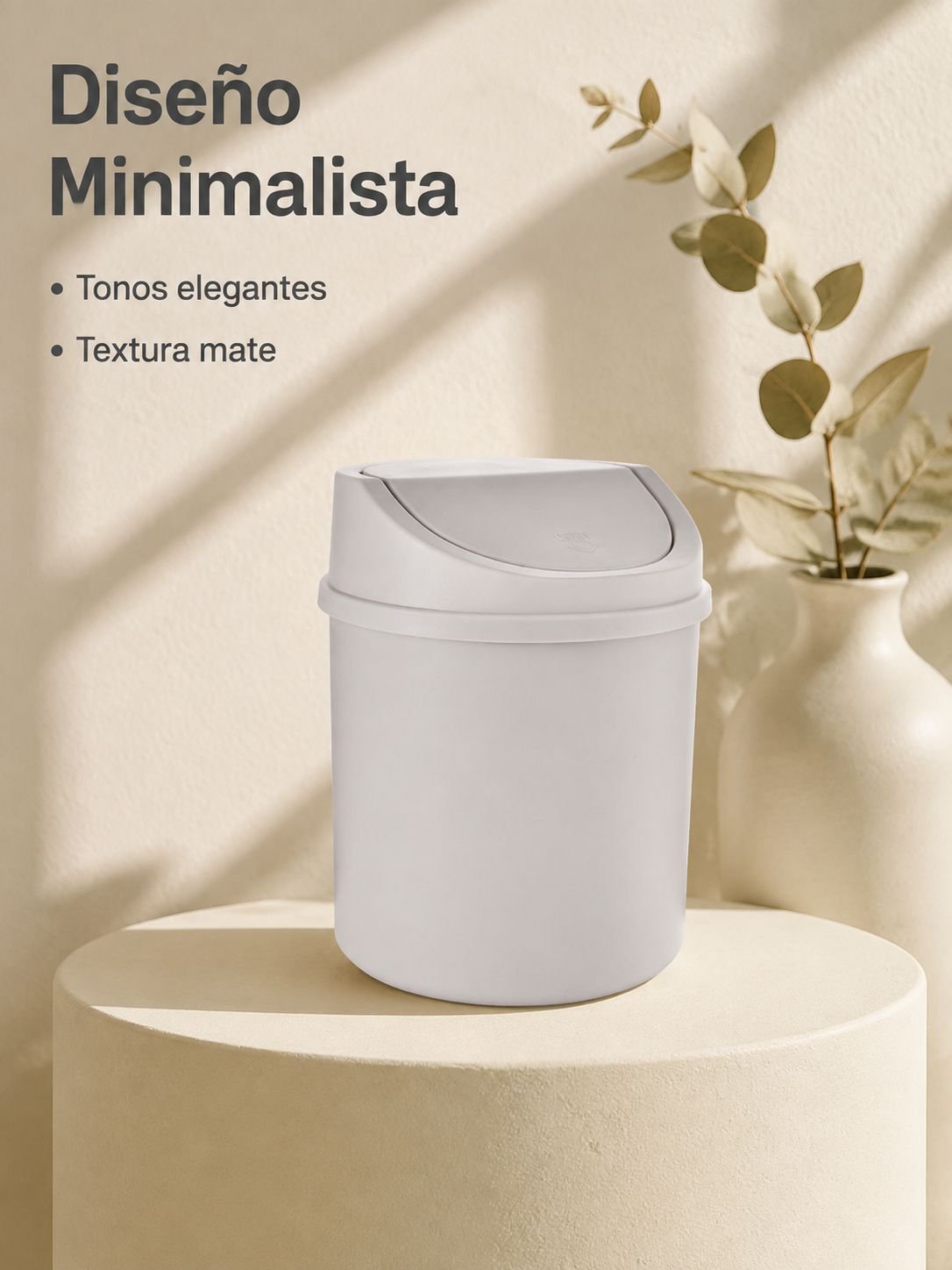 Cubo portátil de almacenamiento para tocador