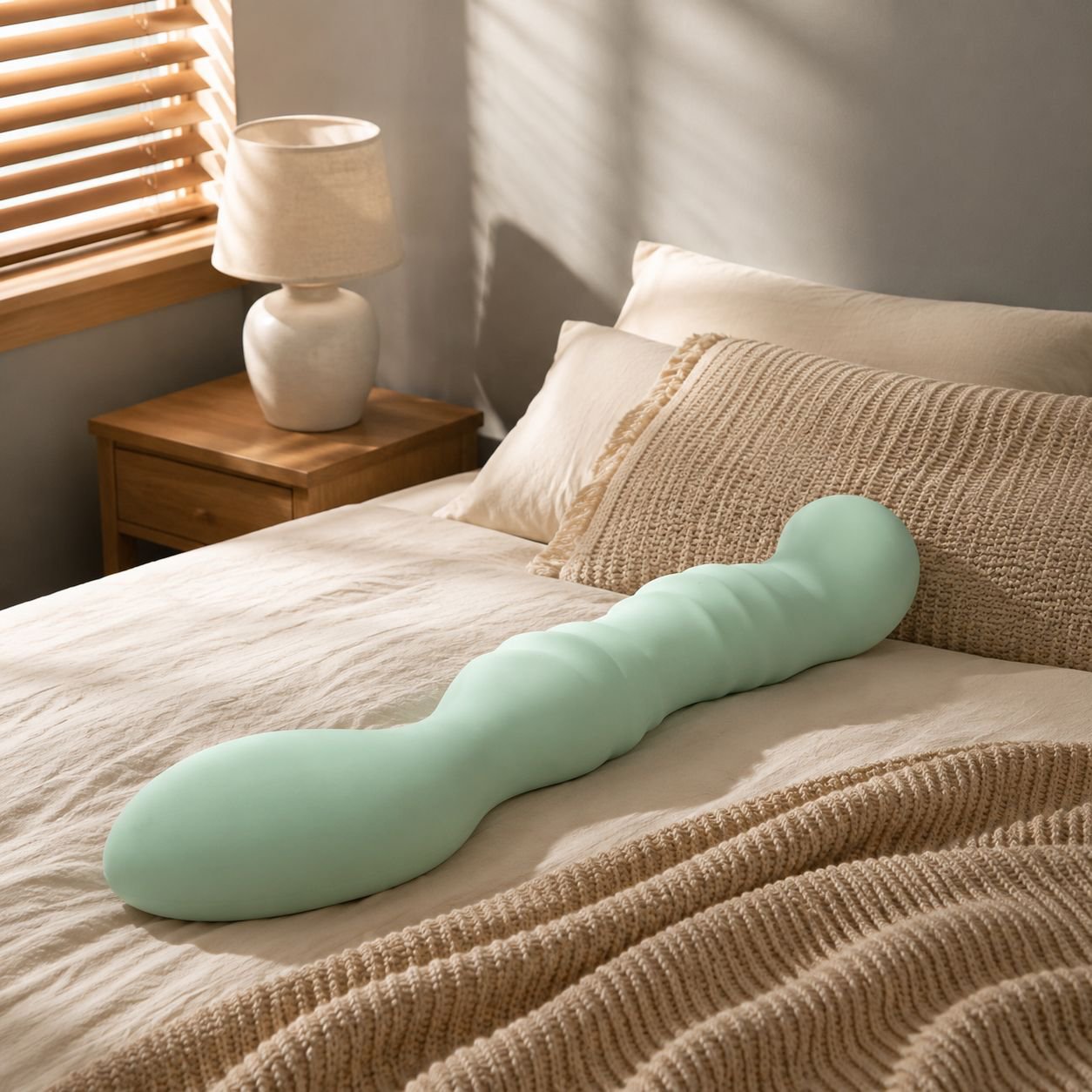 Cute seahorse maternity side sleeping pillow for pregnant women