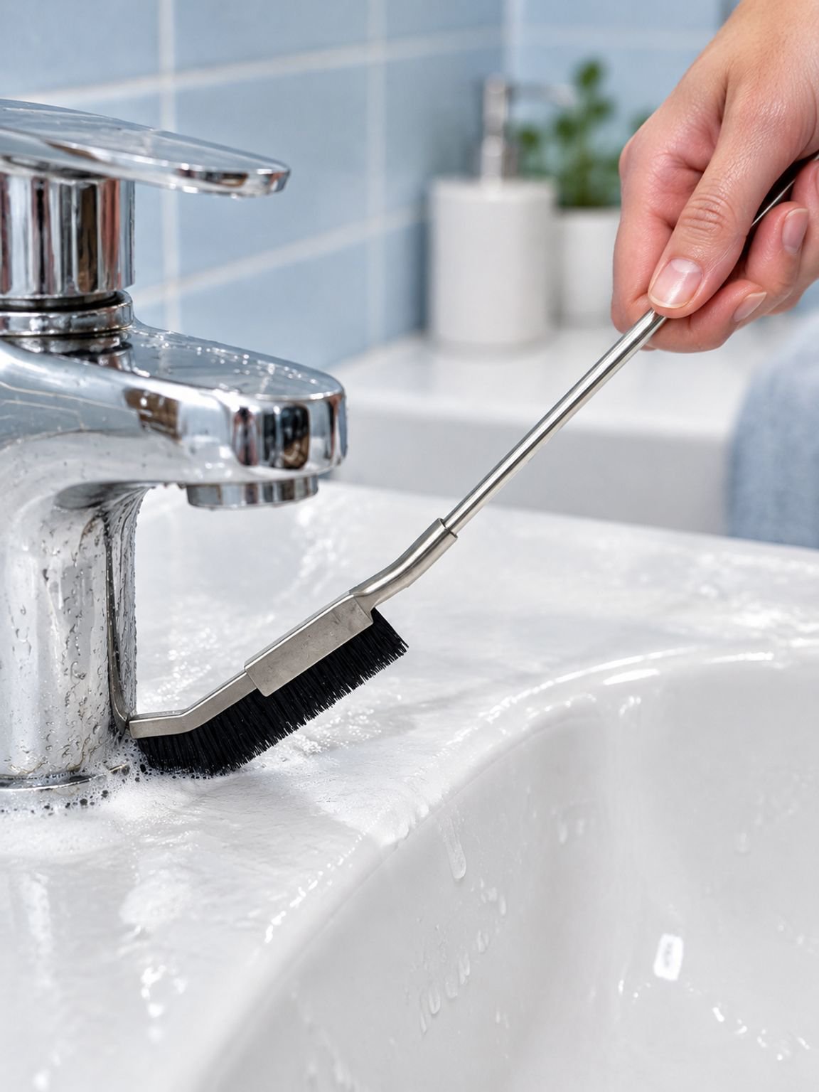 Cepillo de limpieza multifuncional para cocina y baño