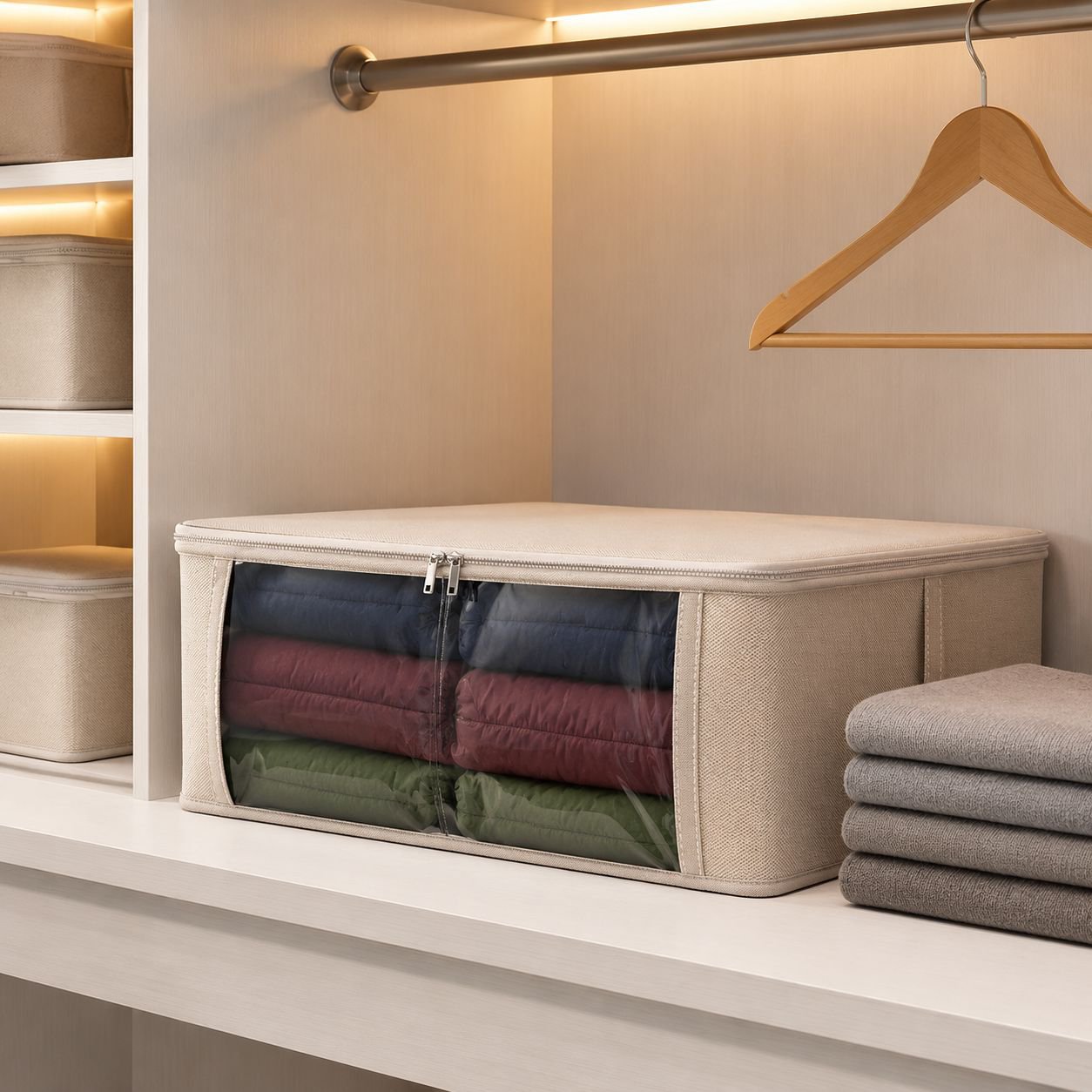 Home Seasonal Storage Box for Clothes and Quilts
