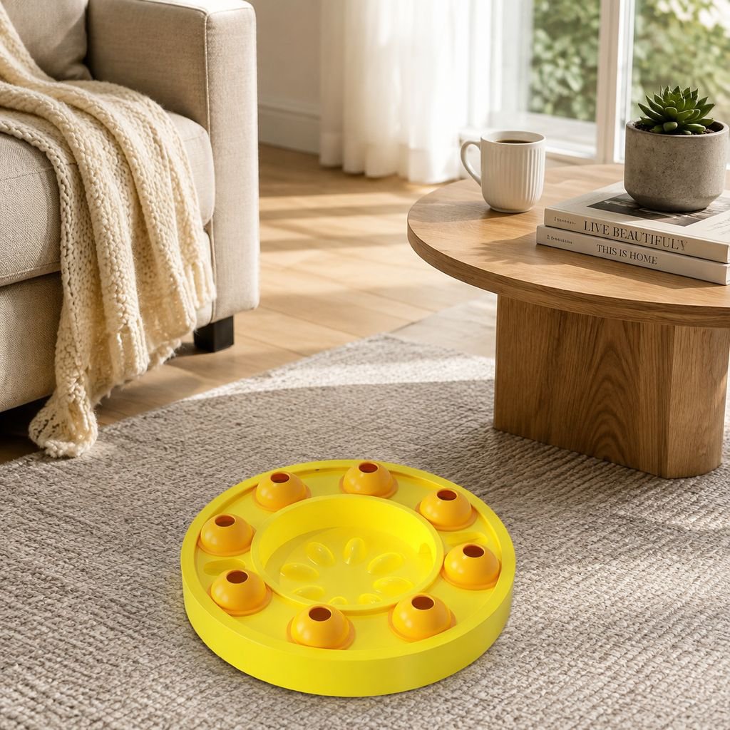 Cat puzzle feeding toy
