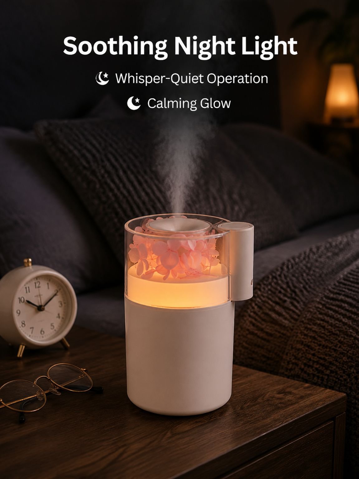 Home & Car USB Portable Eternal Flower Air Humidifier