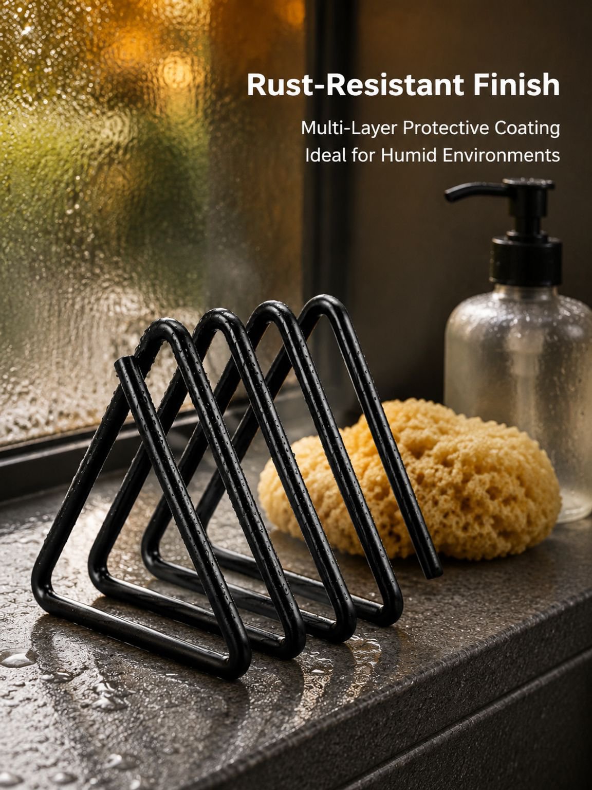 Iron tabletop cutting board rack, metal cutting board storage rack, kitchen-specific vertical cuttin